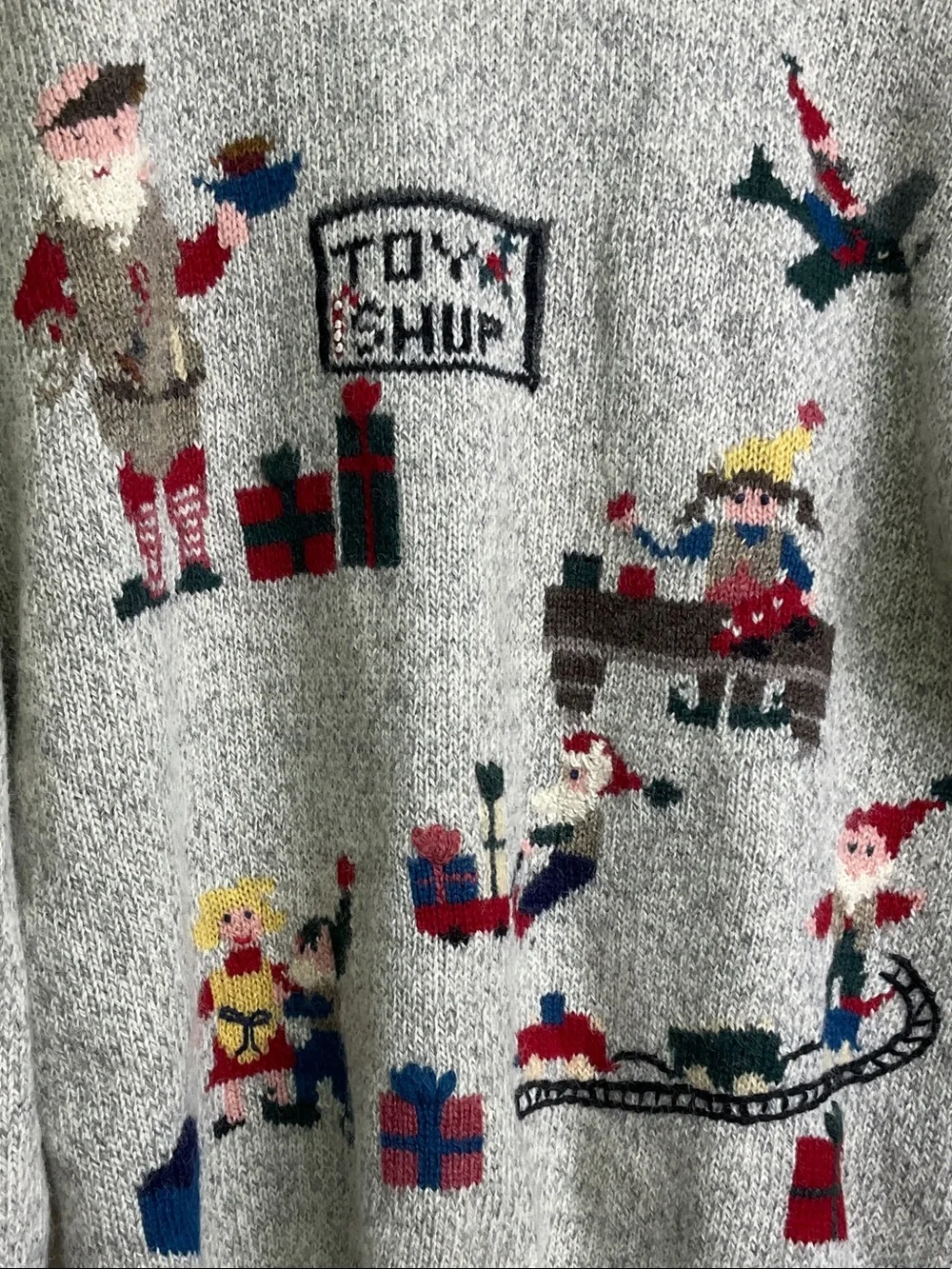 Woolrich Vintage Santa’s Toy Shop - Gray Heather